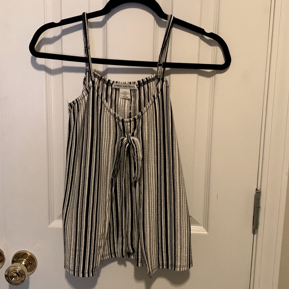 Black & White Striped Top Size S